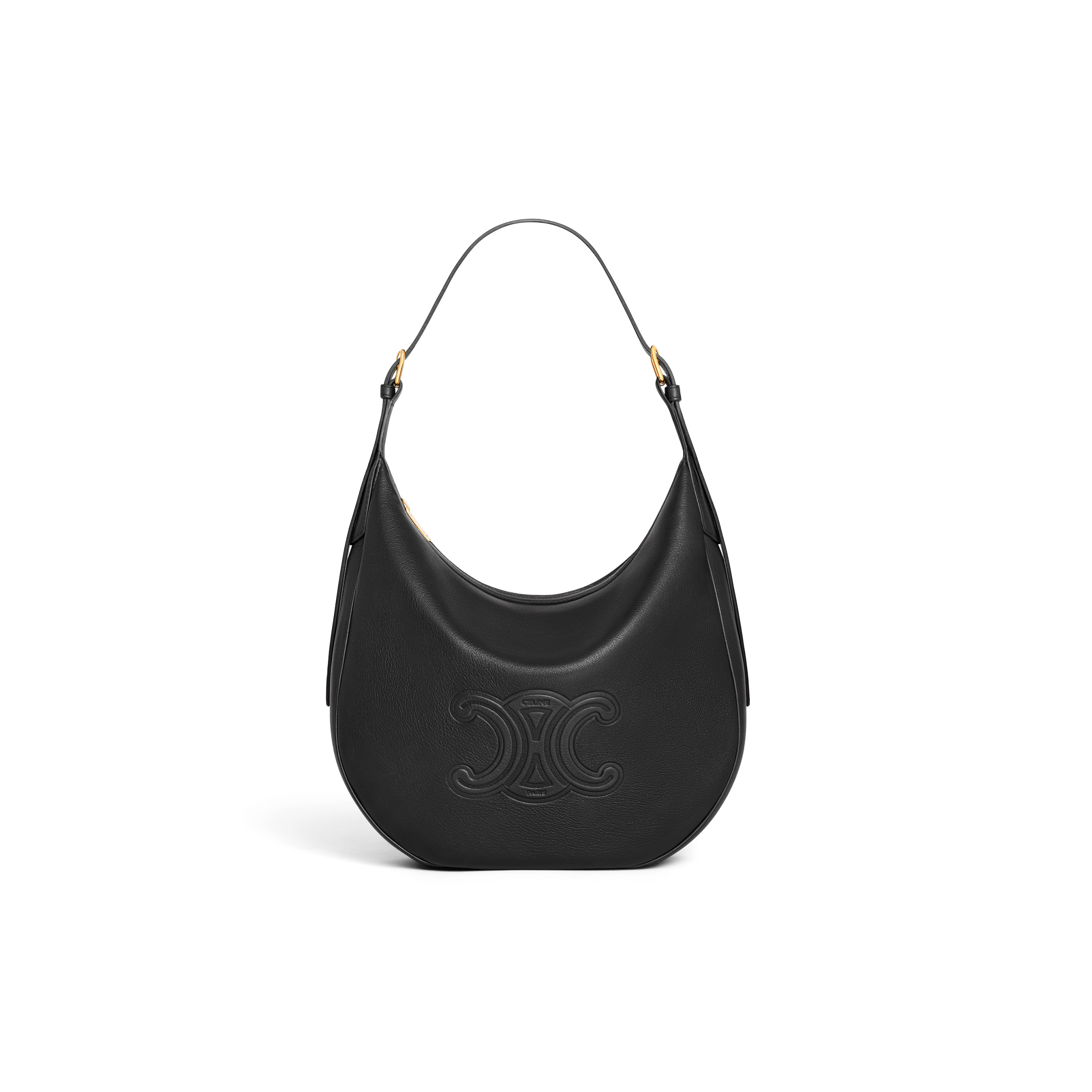 CELINE MEDIUM HELOÏSE BAG IN SUPPLE GRAINED CALFSKIN 114713FLH.38NO (30*28.5*8cm)